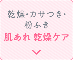 乾燥・カサつき・粉ふき 肌あれ 乾燥ケア