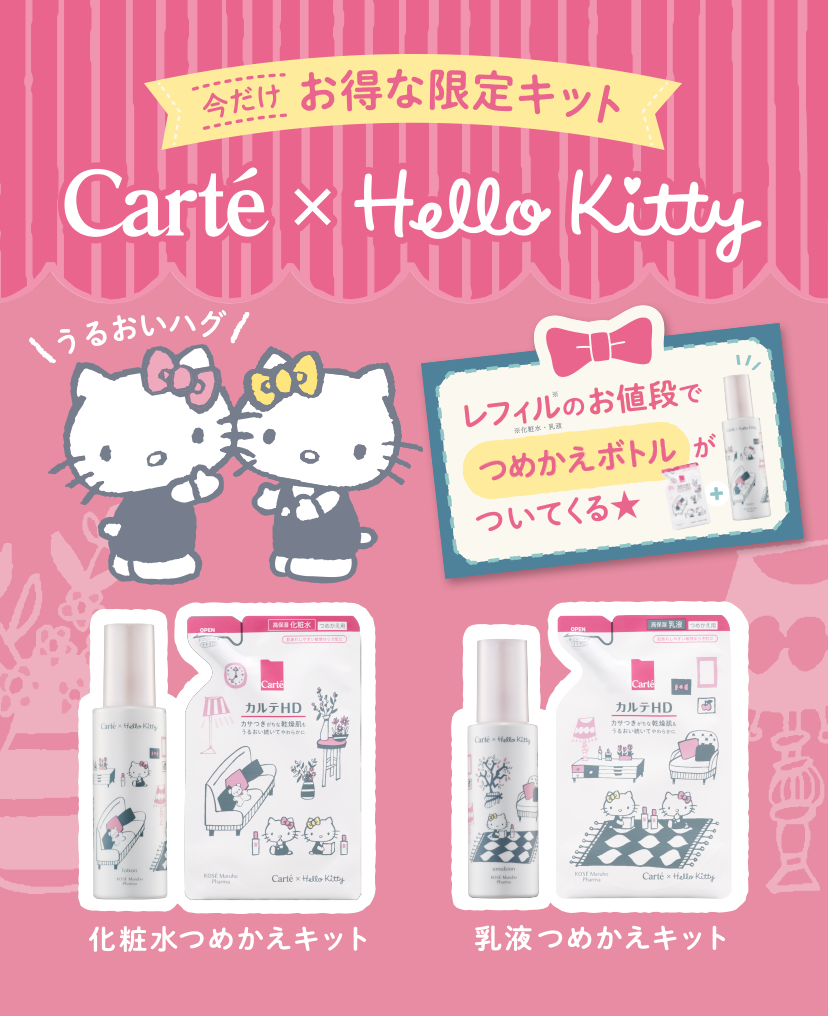 カルテ×ハローキティ 限定キット発売！｜Carte （カルテ）