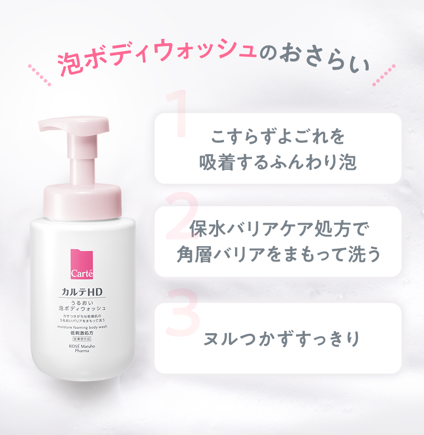 泡ボディウォッシュのおさらい