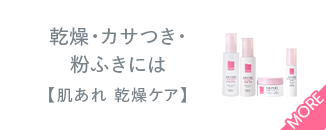 乾燥・カサつきには【肌あれ 乾燥ケア】
