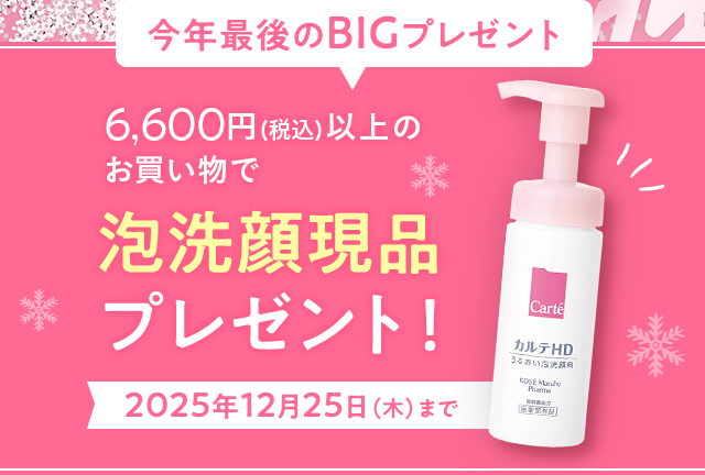 今年最後のBIGプレゼント 2025年12月25日(木)まで
